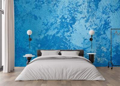 Light blue grunge texture wall surface Wall mural