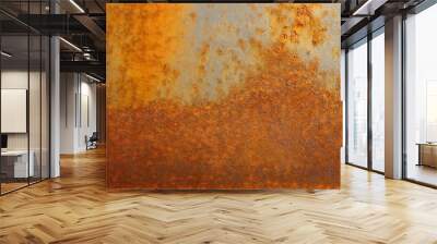 Rusty metal background Wall mural