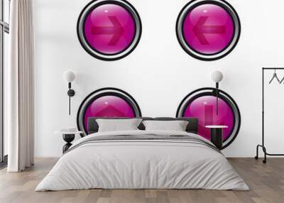 cool glossy arrow Wall mural