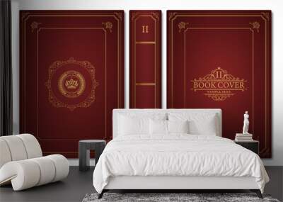 Old book cover Wall mural