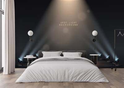 Spot light background Wall mural