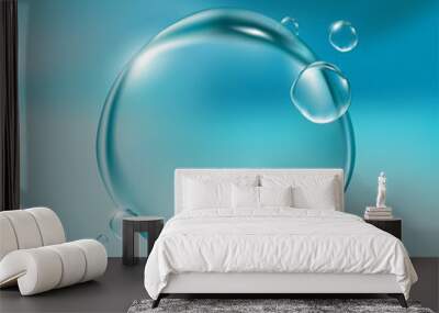 Water bubbles Wall mural