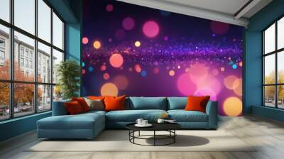 abstract background with bokeh Wall mural