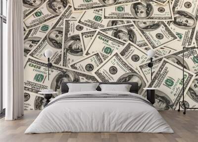 Money background Wall mural