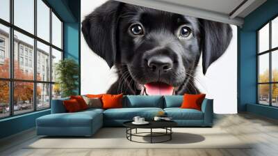 Happy Labrador puppy Wall mural