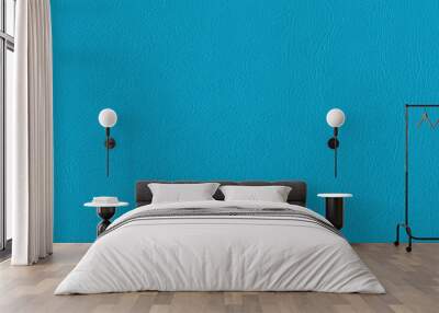 Blue leather texture banner Wall mural