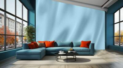 Light blue satin texture background Wall mural