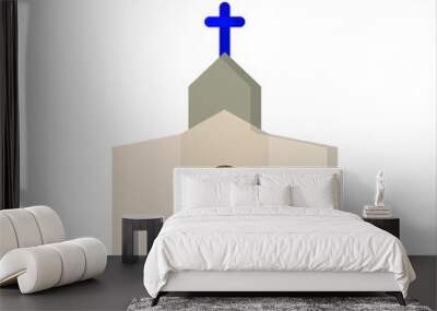 church vector for website symbol icon presentation Wall mural