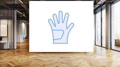 gloves vector for website symbol icon presentation Wall mural