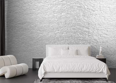 Shiny leaf silver foil pape Wall mural