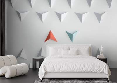 Abstract paper concepts origami Wall mural