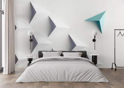 Abstract paper concepts origami Wall mural