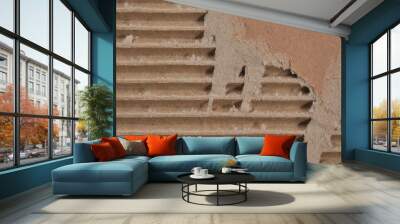 cardboard texture background Wall mural