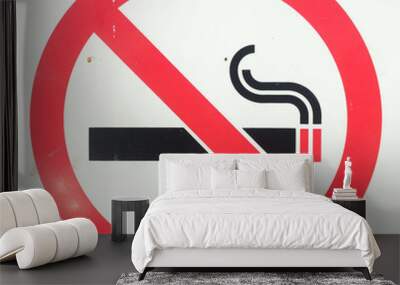 no smoking sign Wall mural