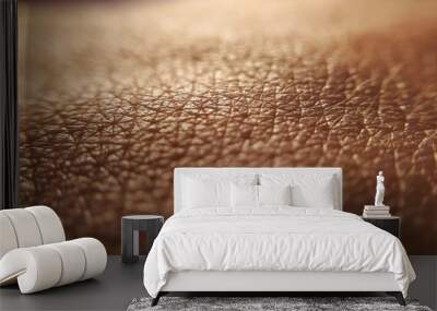 Skin diseases concept. macro skin of human hand.Medicine and dermatology concept. Details of human skin background. Wall mural