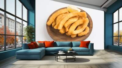 Cuttlefish breaded and fried (chocos, typical tapa in spain) Wall mural