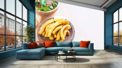 Cuttlefish breaded and fried (chocos, typical tapa in spain) Wall mural