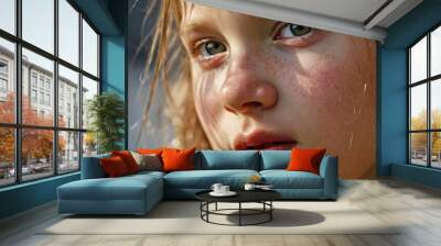 portrait of a child Wall mural