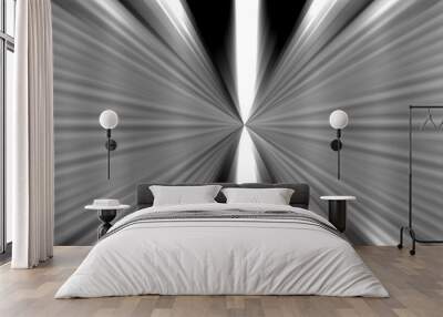 Gray silver abstract metal background Wall mural