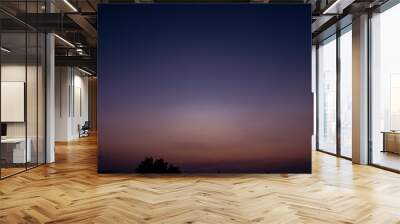 beautiful colors of the sky on clear day Wall mural