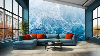 Ocean Foam Abstract Wall mural