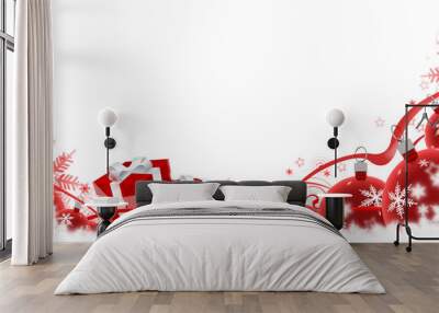 christmas background Wall mural