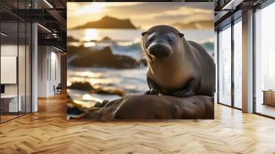 photograph of a vaquita Wall mural