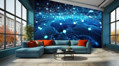 Analyze the integration of Internet of Things( IoT) in IT strategies Wall mural