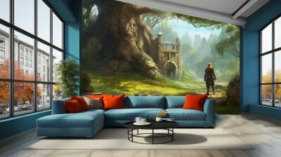 Beautiful Fantasy Game Artwork Wall mural