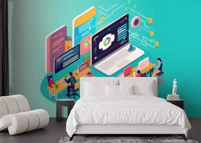 Discuss the advantages and disadvantages of open - source software Wall mural