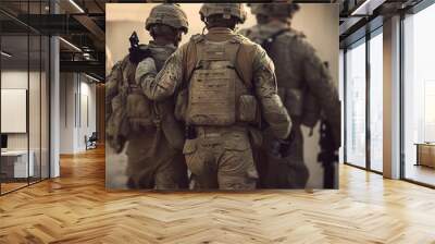 Military Forces Stay we always stick together Wall mural