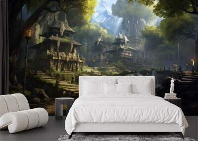 MMORPG game art environment Wall mural