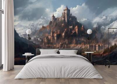 MMORPG game art environment Wall mural