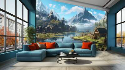 MMORPG game art environment Wall mural