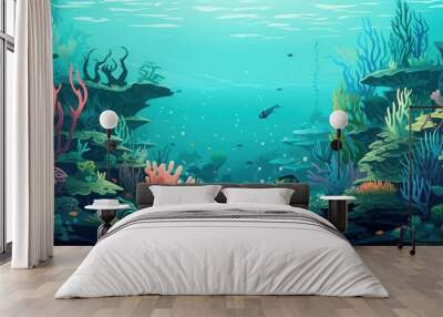 Ocean Game Artwork Wall mural