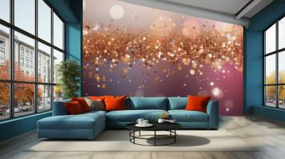 christmas glitter background  Wall mural