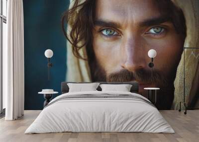 portrait of jesus christ  Wall mural