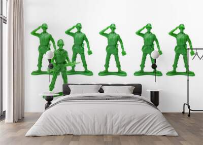 green plastic military toys Wall mural