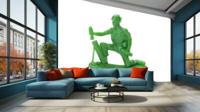 green plastic toy soldier Wall mural