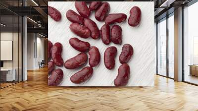 scattered wet red beans Wall mural