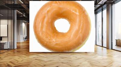 donut isolated on white Wall mural