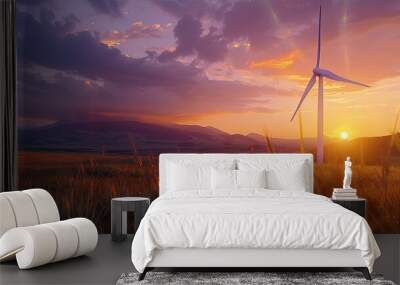 Wind Turbine - 3 Wall mural