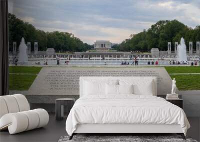 World War II Memorial Wall mural