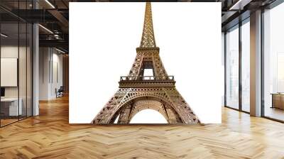 A 3D illustration of the Eiffel Tower, the most iconic monument in Paris, featuring its intricate iron lattice work and majestic arches . Wall mural