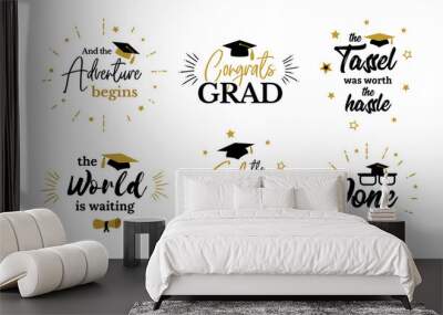  Inspirational grad party quotes to congrat graduates Wall mural