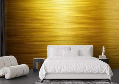 Elegant brushed gold texture background for design, decoration, or luxury themed projects and visuals Wall mural