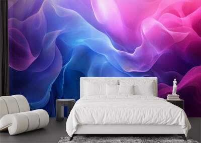 Abstract Purple and Blue Swirling Texture Background Wall mural