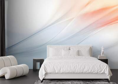 Abstract White Background Wall mural