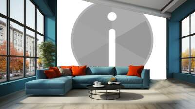 Kreis Icon - Informations-Symbol Wall mural