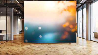 blurred nature background Wall mural